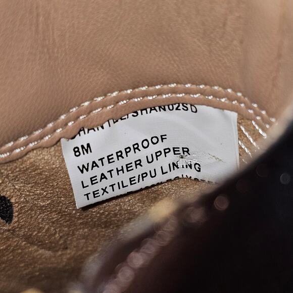 NEW Blondo Shantel Ankle Bootie Womens 8 Brown Leather Waterproof Moto Western - Picture 13 of 14